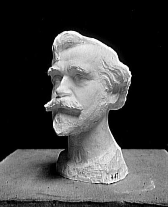 Buste du peintre Achille CESBRON par son fils Charles